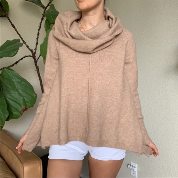 For Thee cowl neck side slit overside sweater - Picture 2 of 10